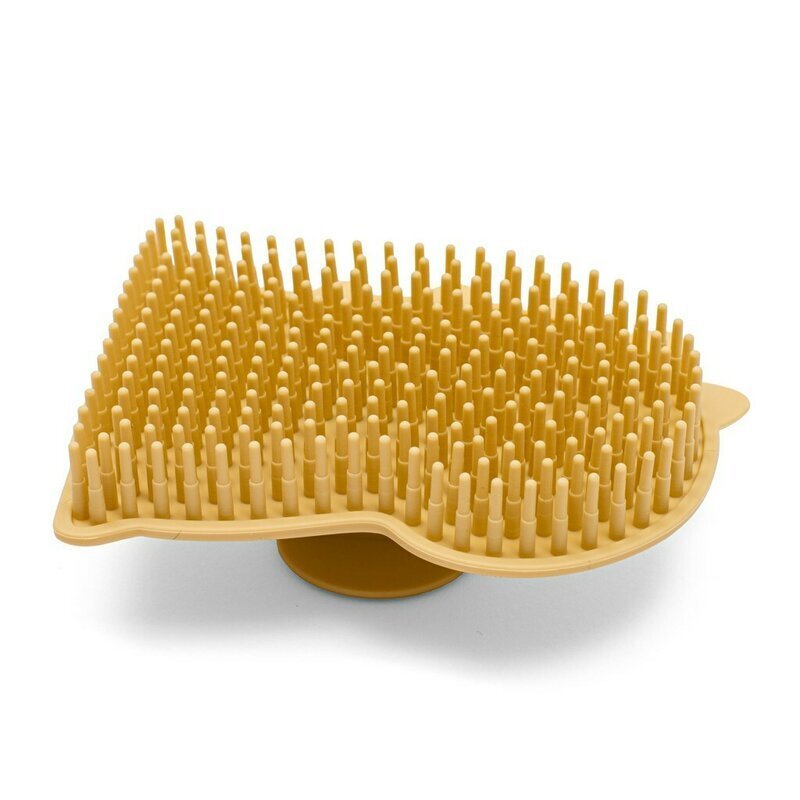 New Baby Perie de baie din silicon Dinosaur beige