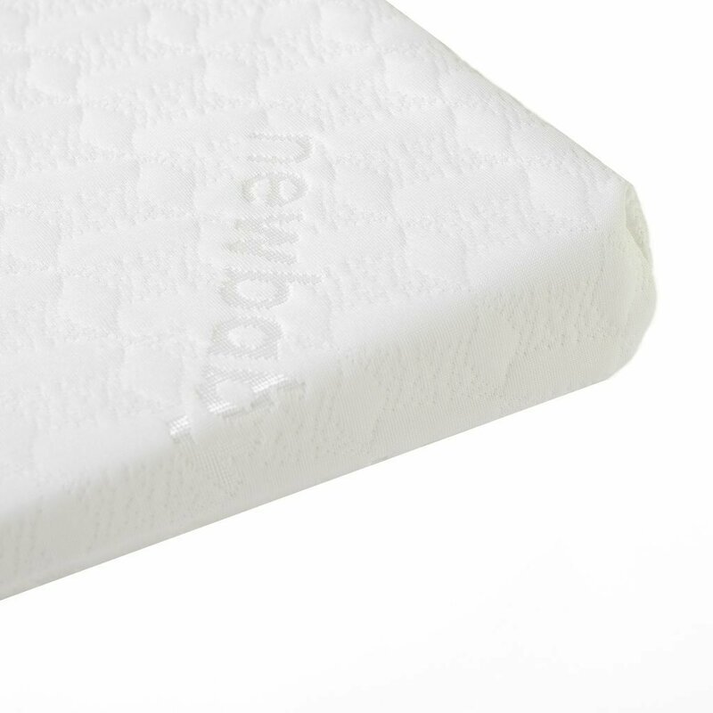 New Baby Perna oblica Basic din spuma cu husa detasabila 59x37 cm 0 luni+ White