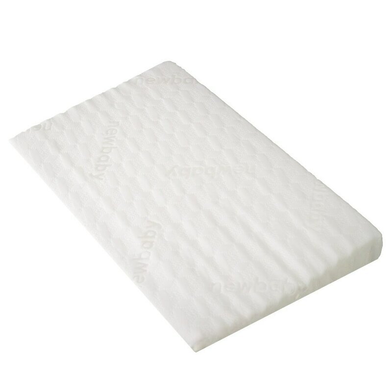 New Baby Perna oblica Basic din spuma cu husa detasabila 59x37 cm 0 luni+ White