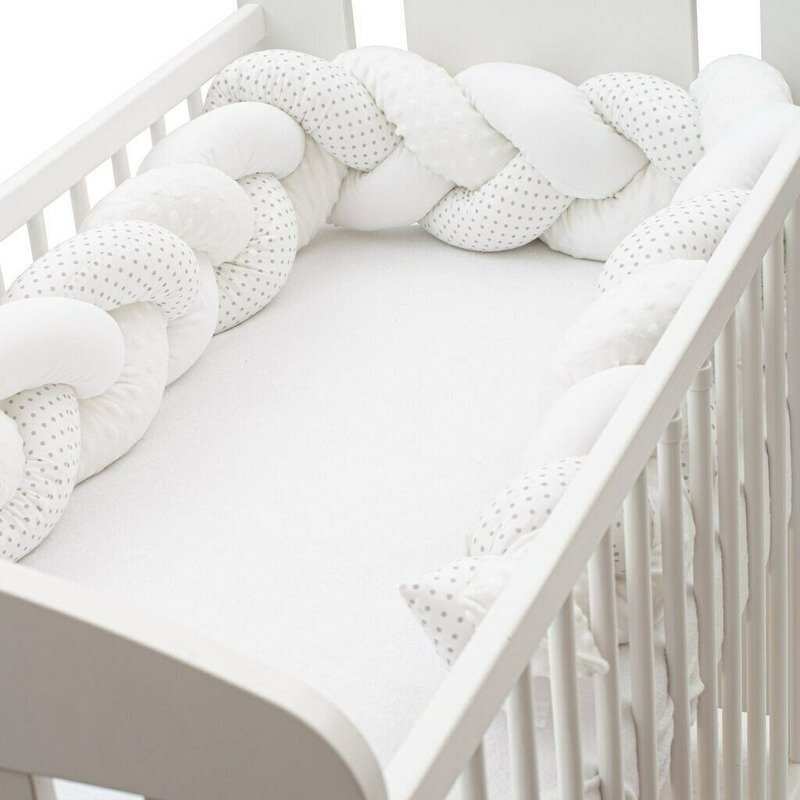 New Baby Protectie laterala pentru patut tip bumper 225 cm MinkyDot