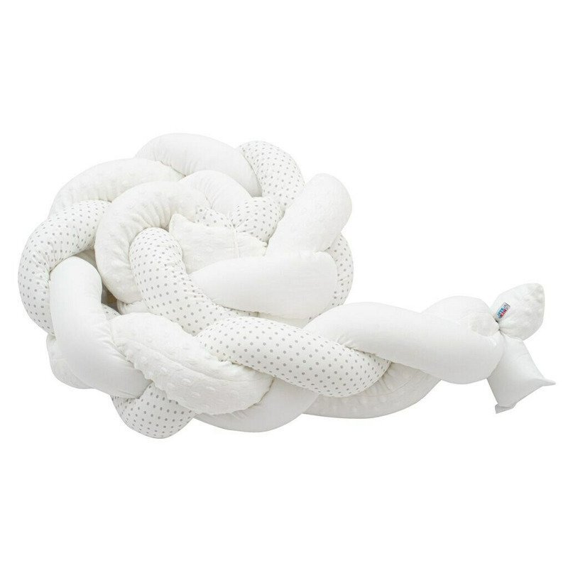 New Baby Protectie laterala pentru patut tip bumper 225 cm MinkyDot