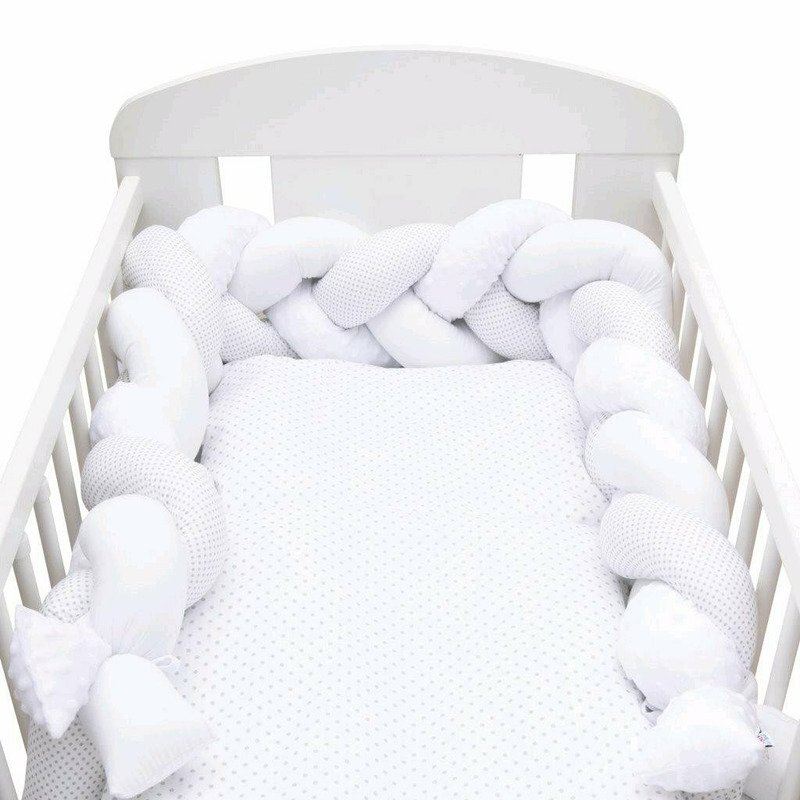 New Baby Protectie laterala pentru patut tip bumper 225 cm MinkyDot