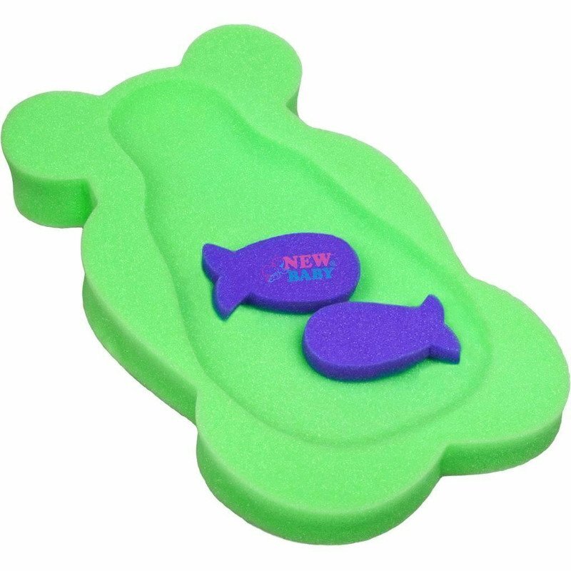 New Baby Reductor din burete pentru baie lungime 58 cm Maxi Green