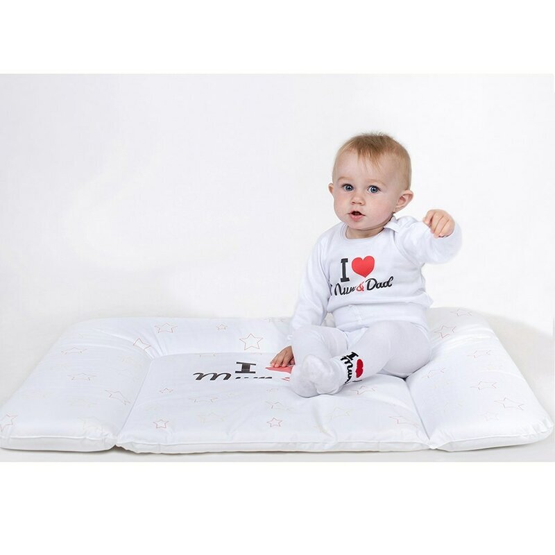 New Baby Saltea de infasat 50x70 0 luni+ I love mum and dad