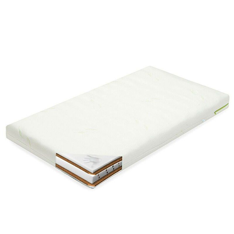 New Baby Saltea pentru patut Classy 120x60x12 cm alb
