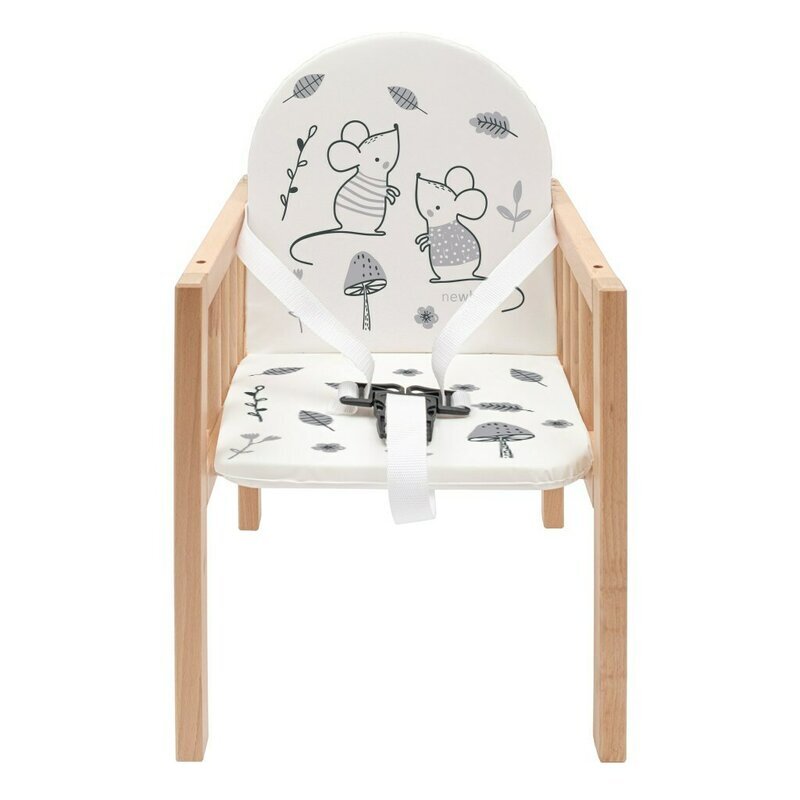 New Baby Scaun de masa 2 in 1 din lemn Jerry transformabil in masuta si scaun inaltime 93 cm
