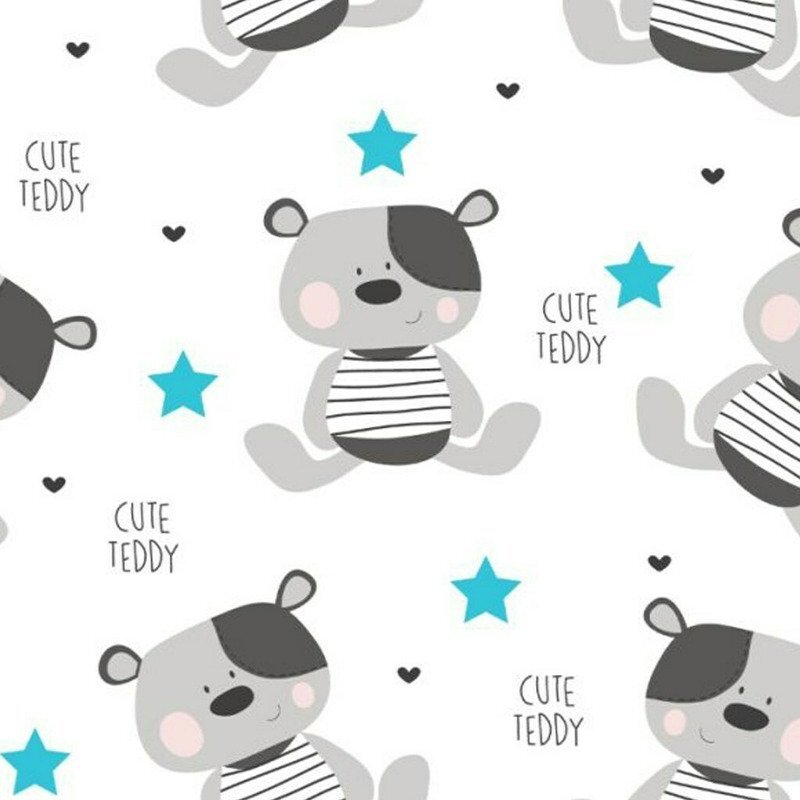 New Baby Scutec impermeabil din flanel 57x47 cm Cute Teddy