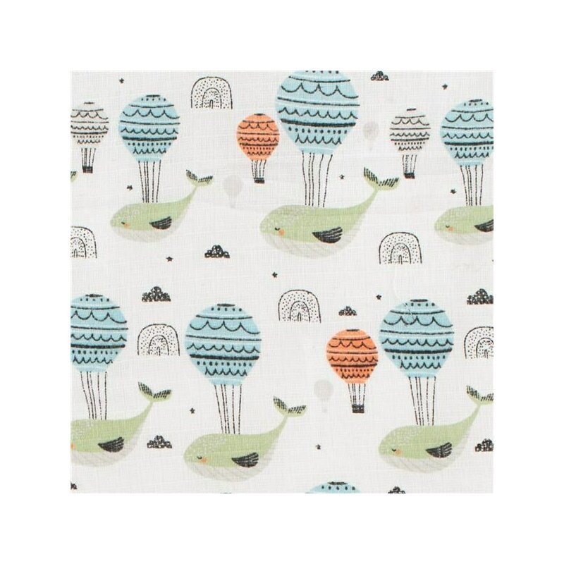 New Baby Set 3 scutece multifunctionale din bumbac 70x80 cm multicolor boy