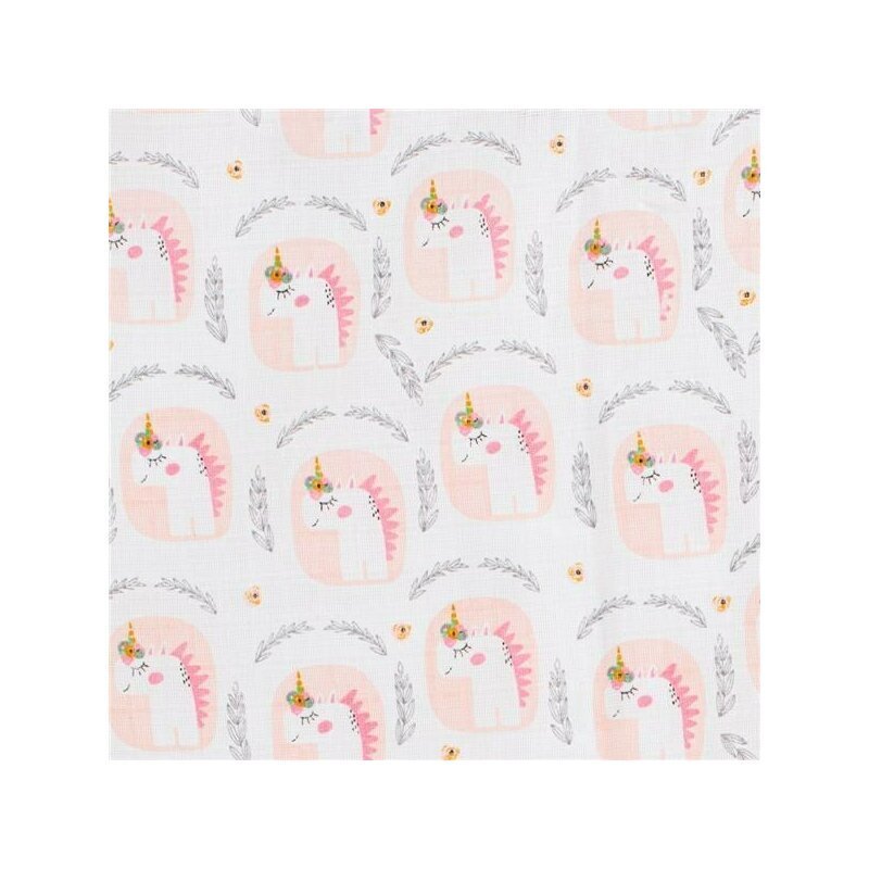 New Baby Set 3 scutece multifunctionale din bumbac 70x80 cm multicolor girl
