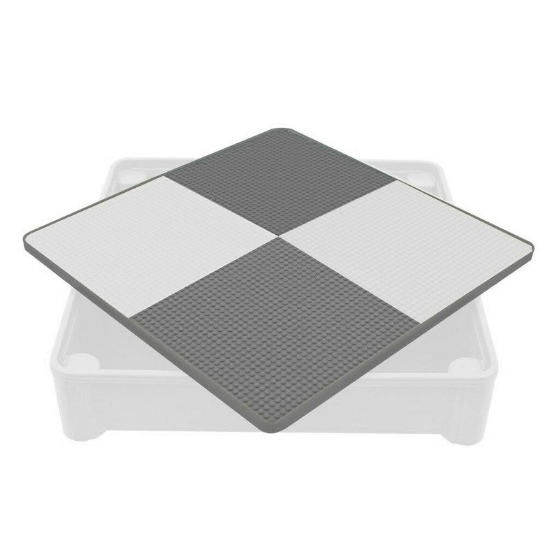 New Baby Set masuta si doua scaune cu parte reversibila Lego Duplo greywhite