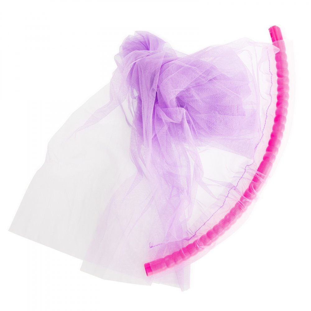 Nice Baldachin pentru copii Girabrilla Tenda dei Sogni cu lumini LED si tulle colorat