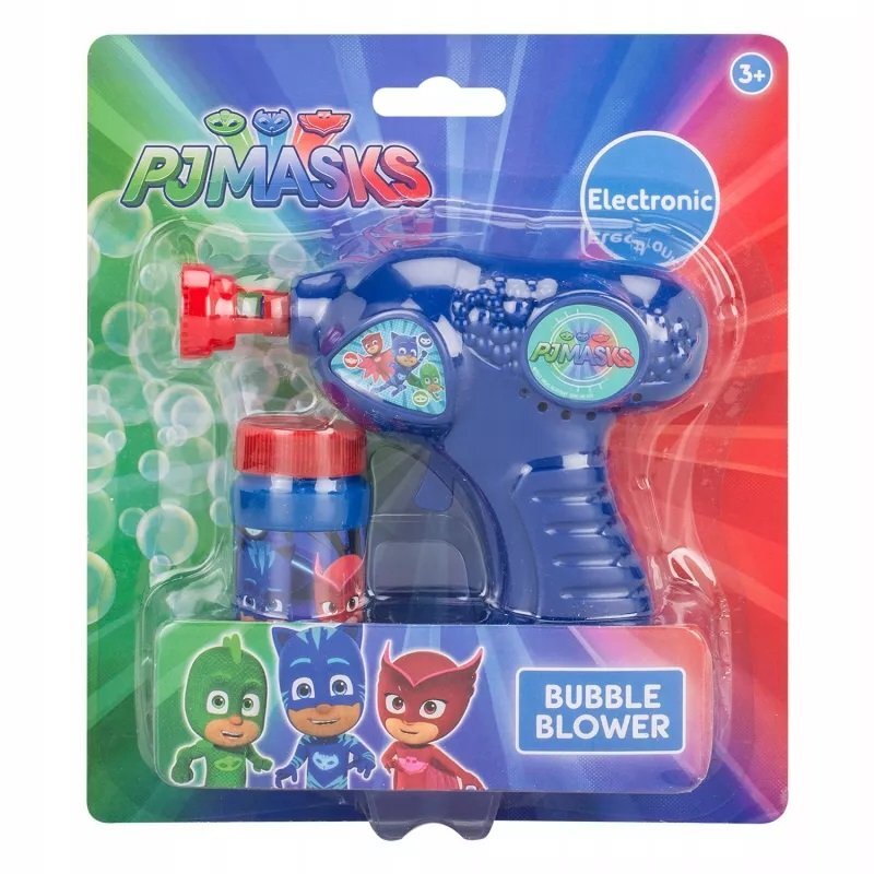 NICEkids Pistol cu baloane de sapun PJ Masks Blue