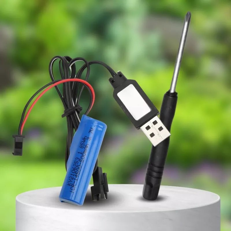 NICEkids Pusca automata de apa 2 in 1 cu acumulator si LED