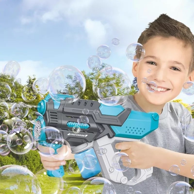 NICEkids Pusca automata de apa 2 in 1 Water Bubble Blue