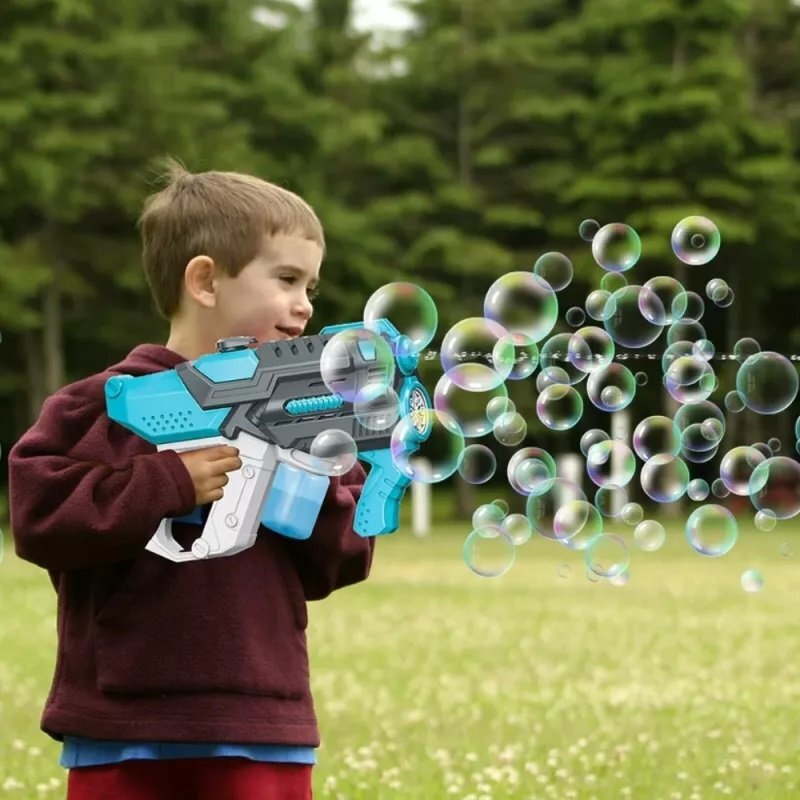 NICEkids Pusca automata de apa 2 in 1 Water Bubble Blue