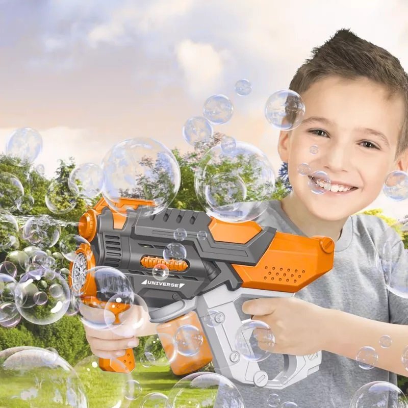 NICEkids Pusca automata de apa 2 in 1 Water Bubble Orange