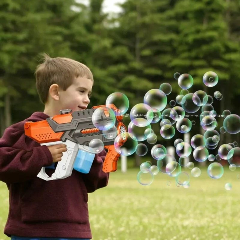 NICEkids Pusca automata de apa 2 in 1 Water Bubble Orange
