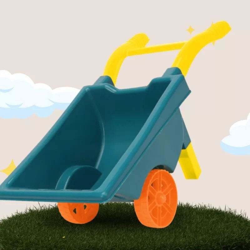 NICEkids Set 6 jucarii de nisip Sandbox Yellow