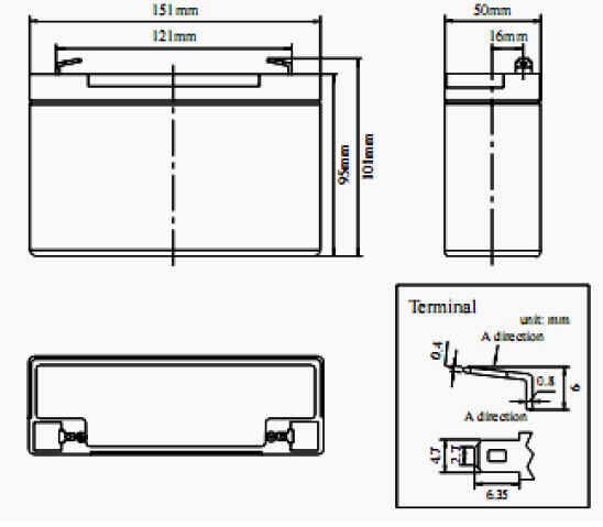 Nichiduta Acumulator vehicule copii 6V 12Ah