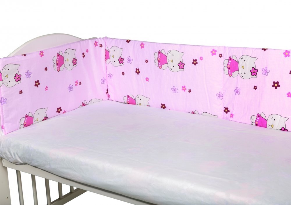 Nichiduta Aparatori laterale pentru pat Kitty Pink