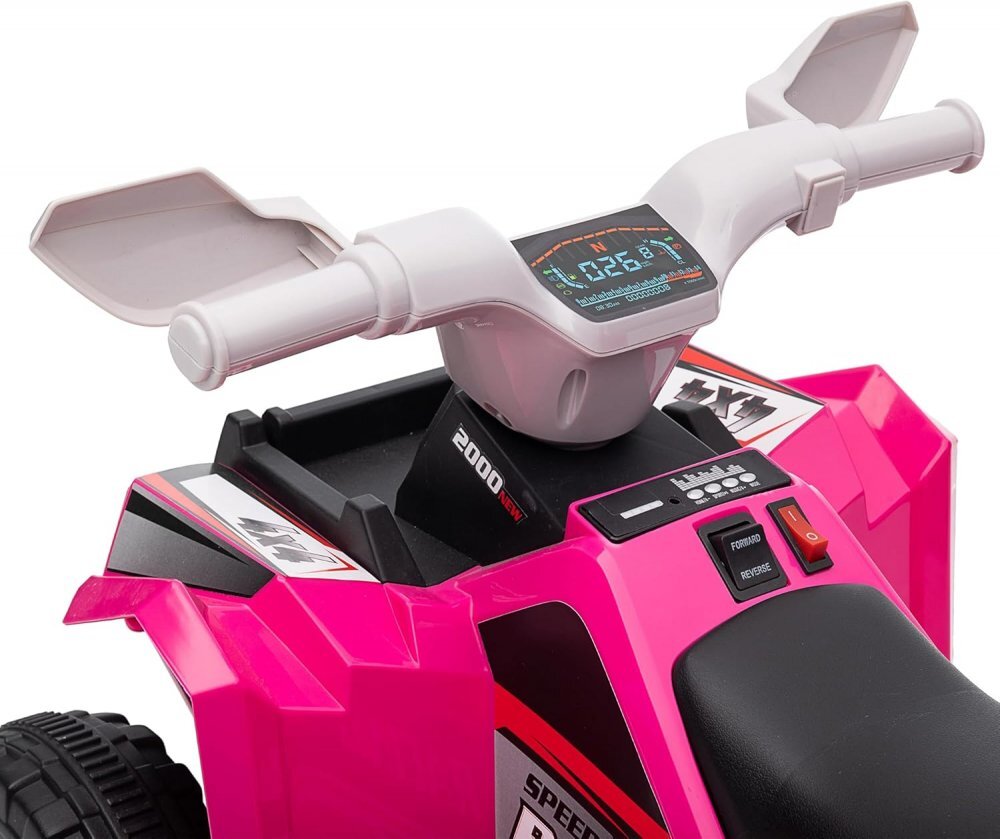 Nichiduta Atv electric copii Racing 01 Rose Red 45w acumulator 6V4.5Ahfaruri ledroti robuste