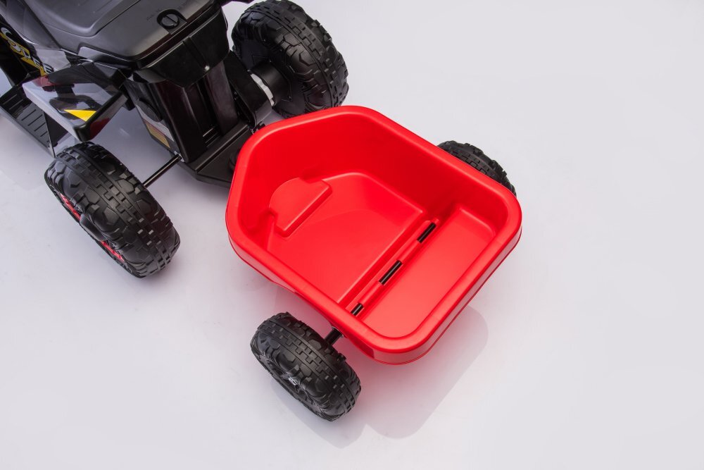 Nichiduta Atv electric cu remorca Mooving Speed Red roti rezistente remorca detasabila acumulator 6V4.5Ah motor 35w suport picioare