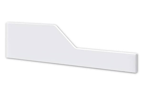 Nichiduta Bariera de protectie pentru patut din lemn 120x60 cm Alb