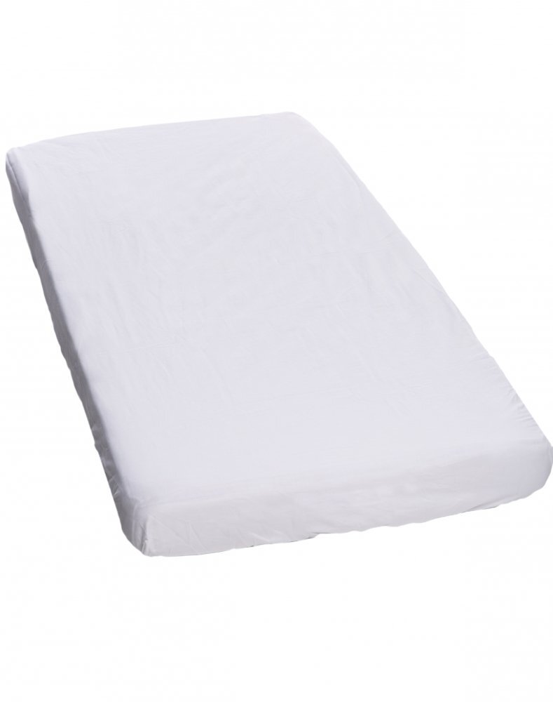Nichiduta Cearceaf din bumbac cu elastic 120x60 cm Alb