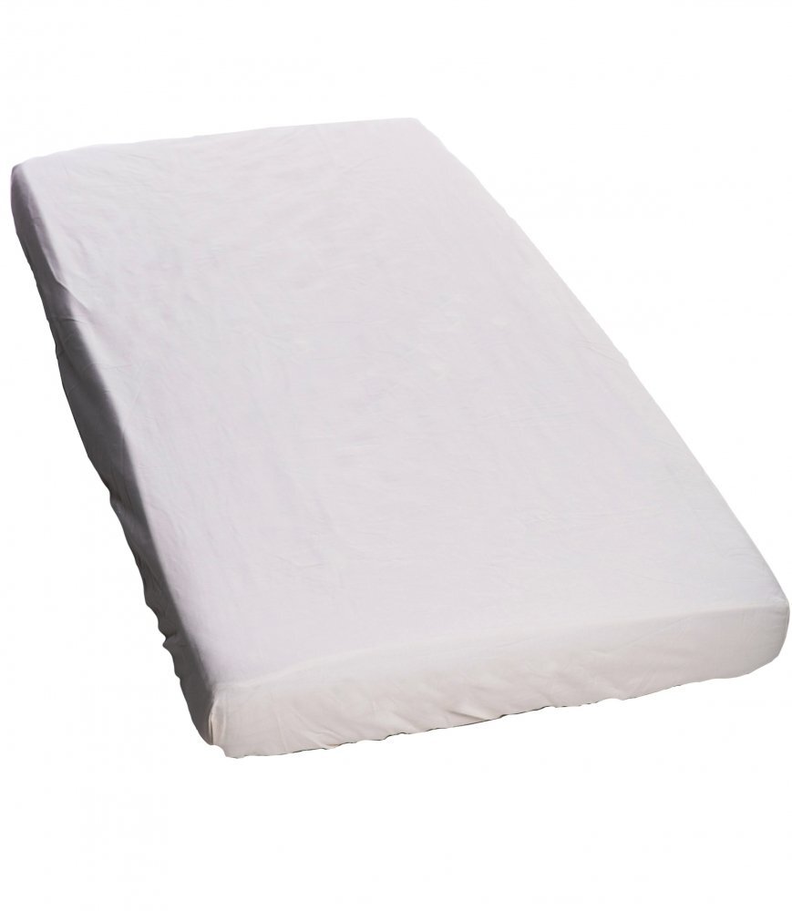 Nichiduta Cearceaf din bumbac cu elastic 120x60 cm Crem