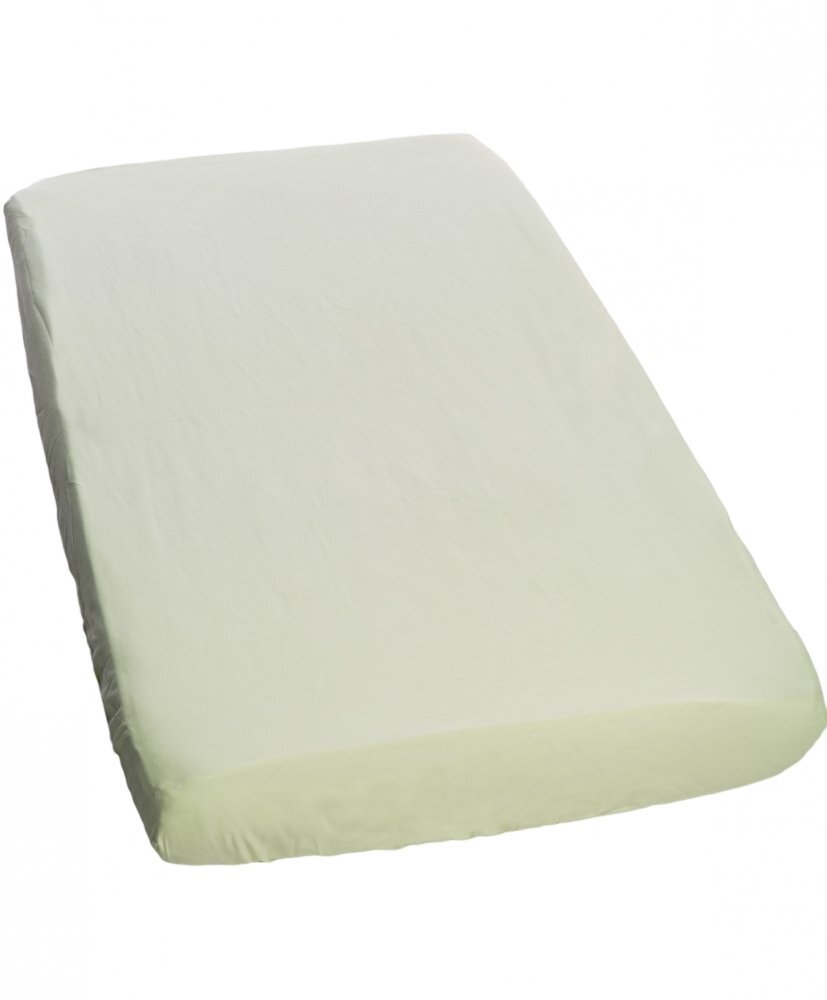 Nichiduta Cearceaf din bumbac cu elastic 120x60 cm Verde deschis