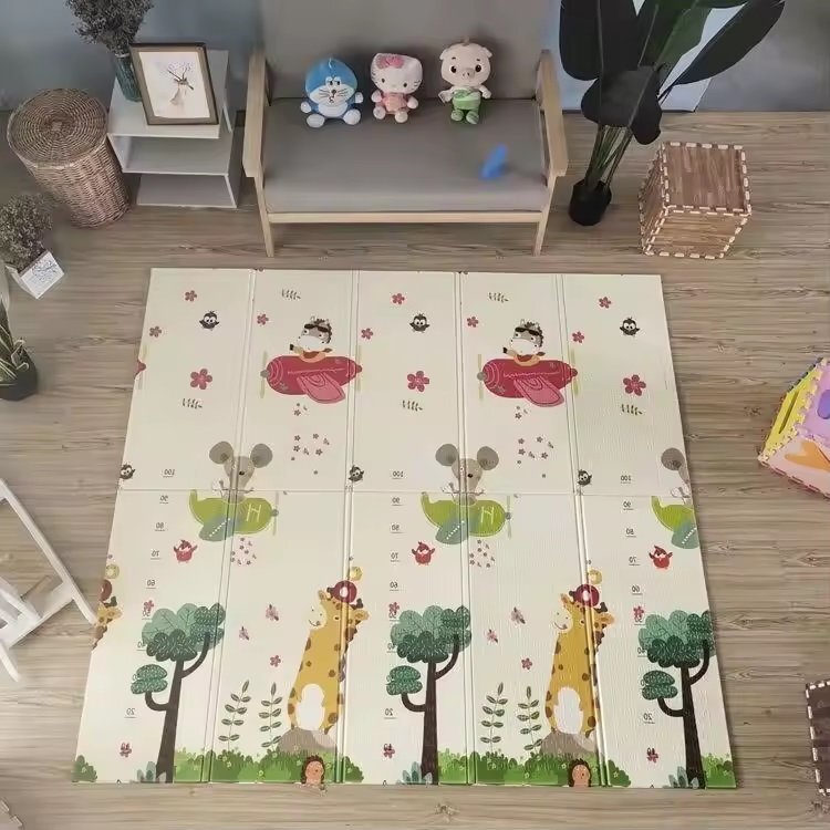 Nichiduta Covoras din spuma XPE pliabil cu doua fete 200x180 cm AvionBus