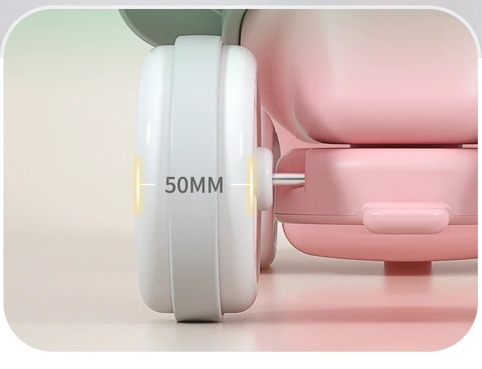 Nichiduta Garden Balansoar 3 in 1 Pink transformabil in vehicul fara pedale cu maner parental Roti EVA Centuri de siguranta jucarie muzicala spatar si bara de siguranta detasabile