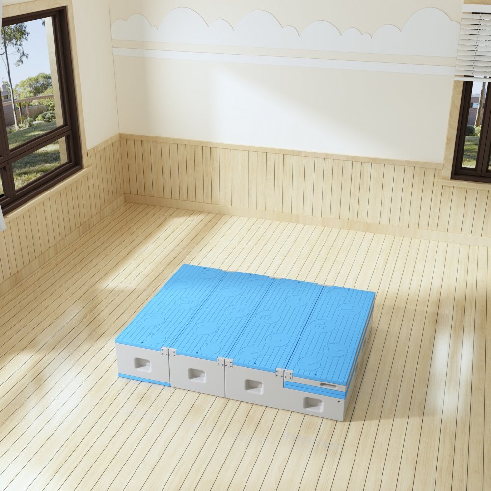 Nichiduta Garden Bancuta modulara multifunctionala Step Stool Blue 123 x 122 x 62 cm
