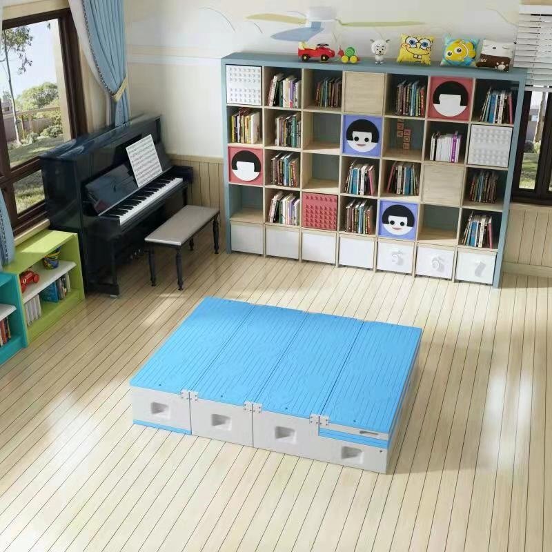 Nichiduta Garden Bancuta modulara multifunctionala Step Stool Blue 123 x 122 x 62 cm