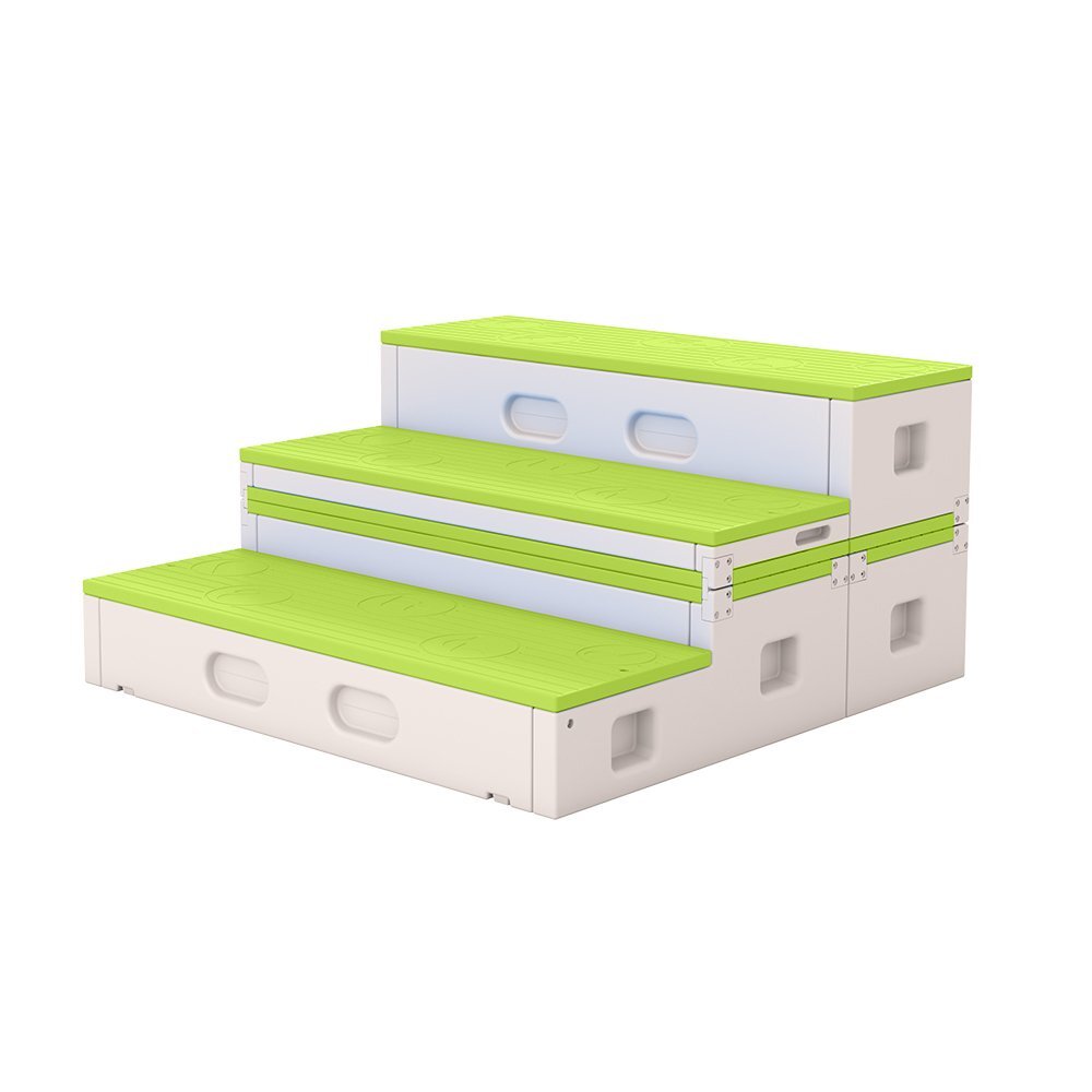Nichiduta Garden Bancuta modulara multifunctionala Step Stool Green 123 x 122 x 62 cm