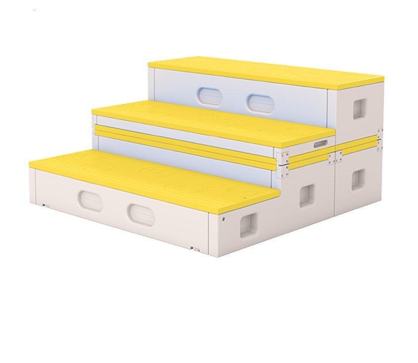 Nichiduta Garden Bancuta modulara multifunctionala Step Stool Yellow 123 x 122 x 62 cm