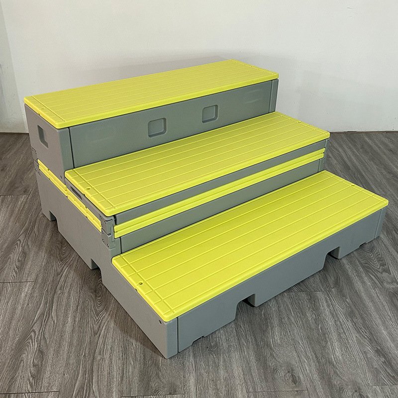 Nichiduta Garden Bancuta modulara multifunctionala Step Stool Yellow 123 x 122 x 62 cm