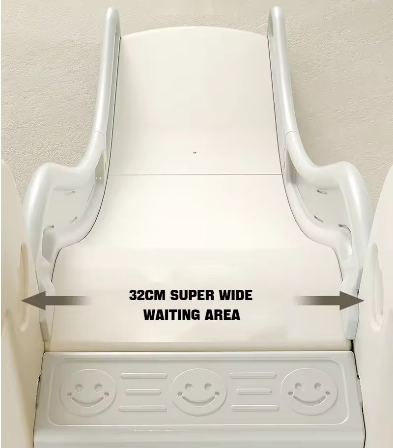 Nichiduta Garden Spatiu de joaca pentru copii 3in1 Happy Turtle Arcada Beige interiorexterior cu tobogan Leagan cu bara de protectie detasabila jucarie muzicala cos de baschet si minge inclusa