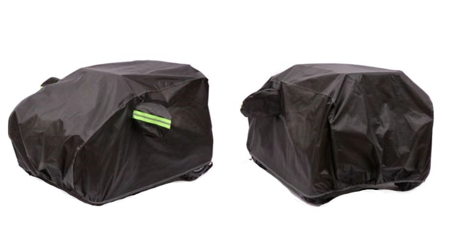 Nichiduta Husa impermeabila pentru masinuta electrica Waterproof XL 140x85x80 cm Black cu benzi reflectorizanteprotectii oglinzi retrovizoarehusa cu snur inclusaprotejeaza de praf soare si ploaie