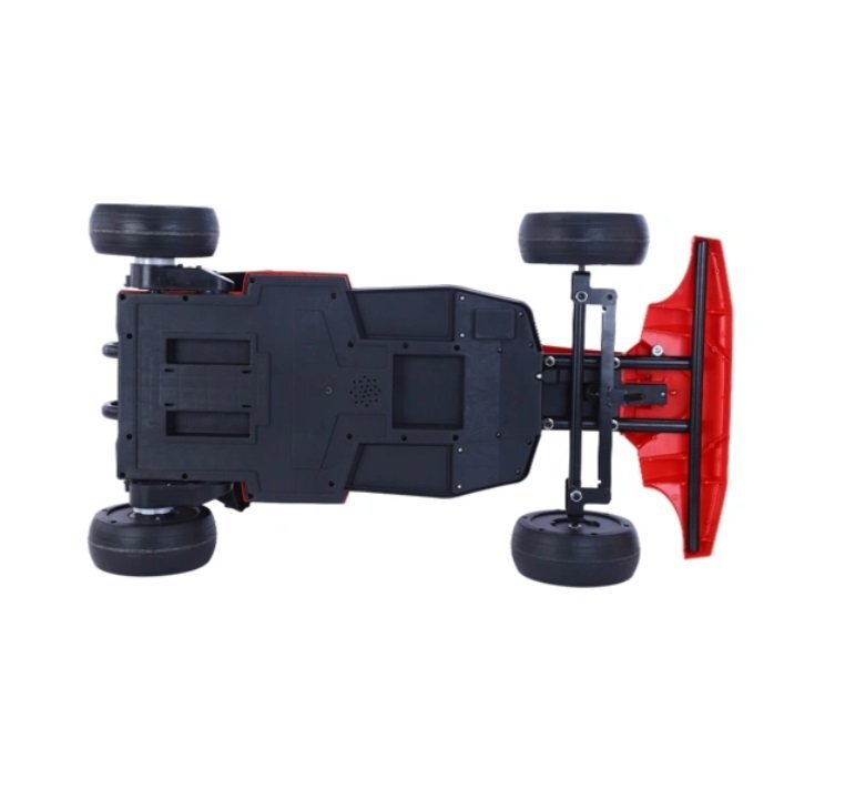 Nichiduta Kart electric pentru copii FiveBot Red 12V 70W cu 2 motoare 35W pornire la buton cu lumini sunete si muzica pedala unica pentru acceleratie si frana dimensiune 110 x 65 x 55 cm viteza intre 3-5 kmh