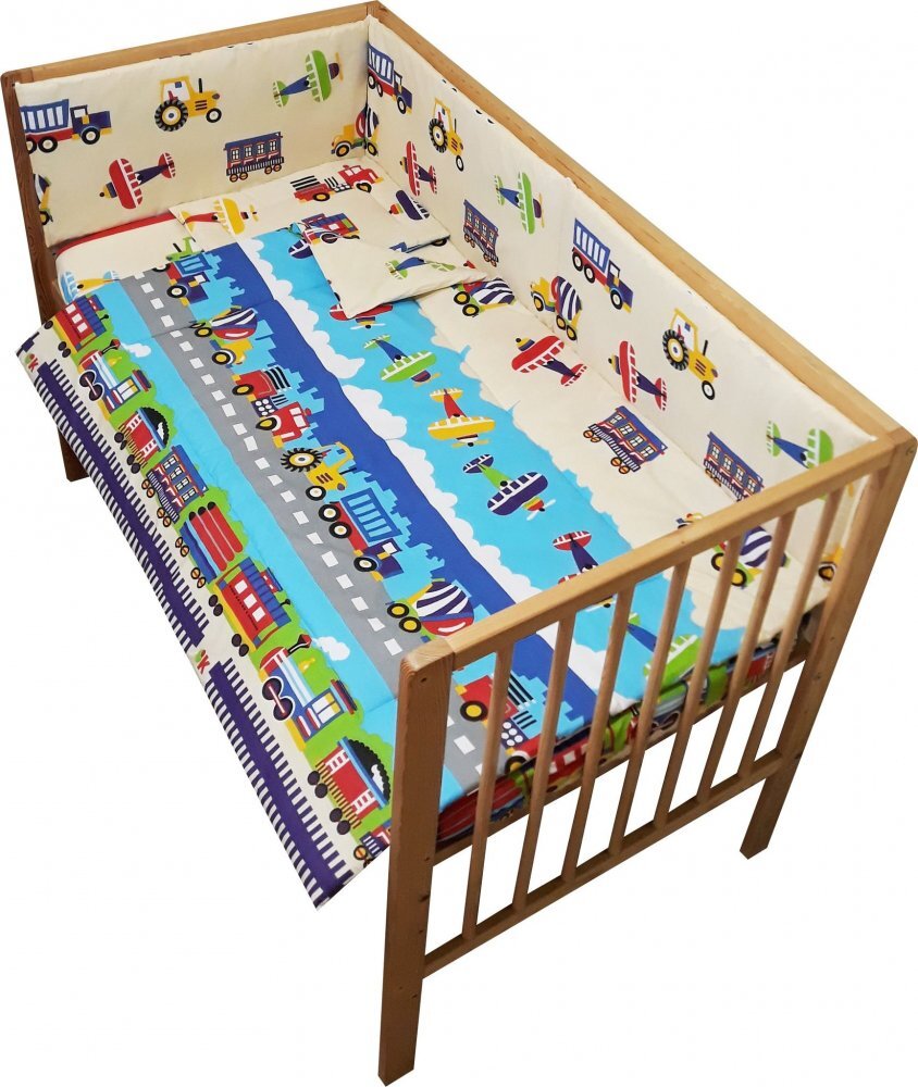 Nichiduta Lenjerie patut 120x60 cm cu 4 piese Travel
