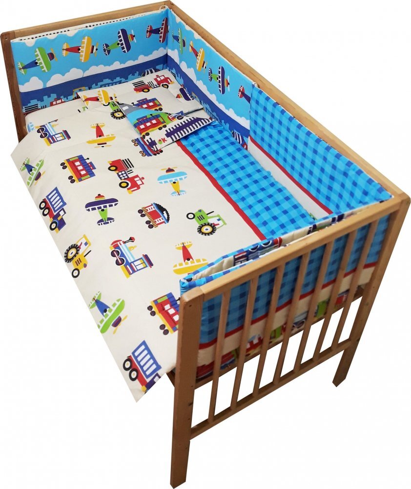 Nichiduta Lenjerie patut 120x60 cm cu 5 piese Travel