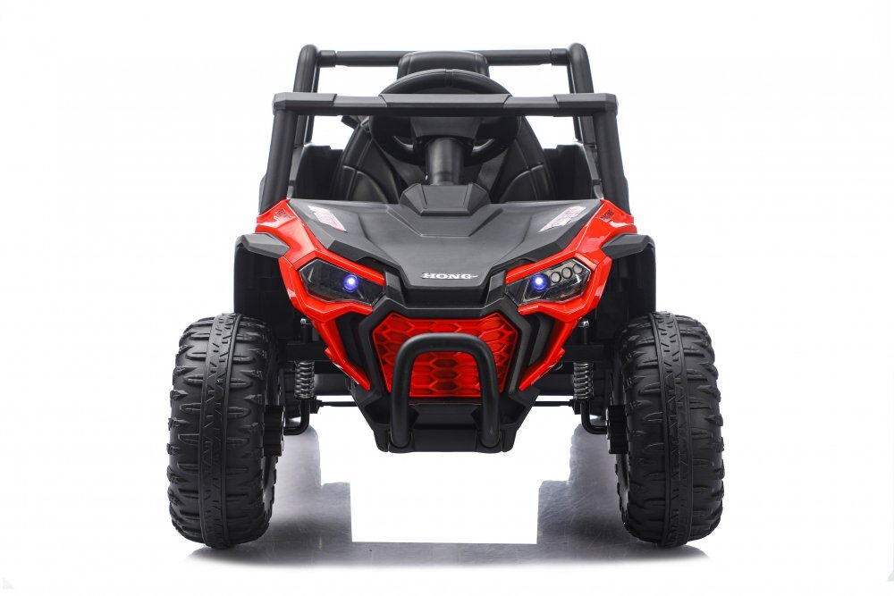 Nichiduta Masinuta electrica de teren pentru copii Off Road UTV Talon i-4WD Red cu telecomandaacumulator 12V2 motoarescaun din pielepornire la buton2 vitezeslow startsuspensiiusbmp3bluetooth