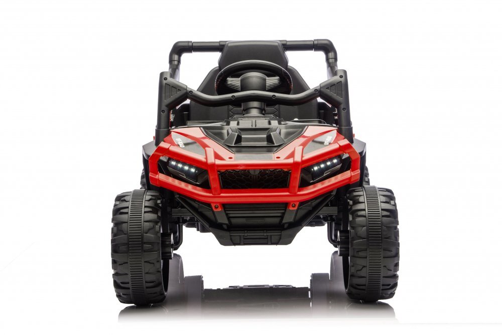 Nichiduta Masinuta electrica Off Road UTV Red cu telecomanda 2.4Gacumulator 12V4.5Ahdoua motoarex35Wslow startroti robuste cu rulmentsuspensiiusi cu deschiderebluetooth
