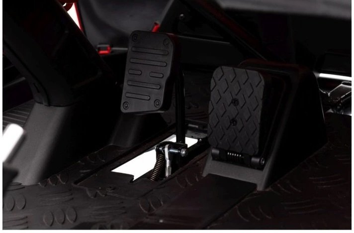 Nichiduta Masinuta electrica pentru 2 copii General SX-Bow Red 48VMotor 800wAcumulator 4x12V 20Ah3 VitezeCadru metalic integralPedala acceleratieFrana de mana+pedalaRoti gonflabile in 4 prezoaneSuspensiiFaruri LED