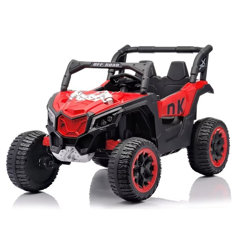 Nichiduta Masinuta electrica pentru 2 copii Off Road 4x4 Redacumulator 12V4.5Ahroti eva cu rulment telecomanda 2.4Glumini ledfunctie slow startunitate audio cu usb si mp3