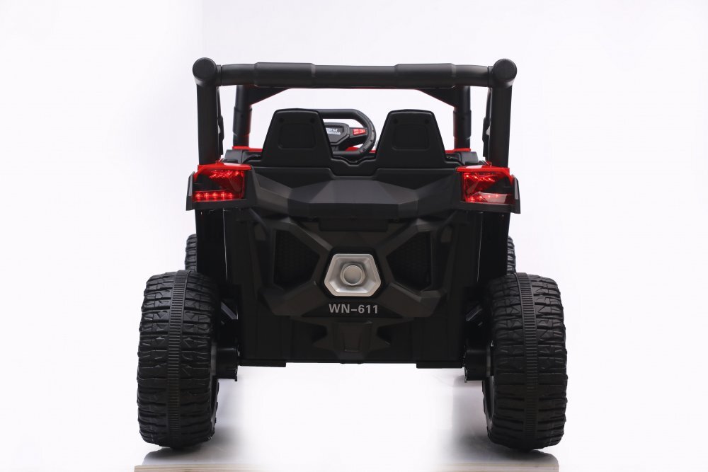 Nichiduta Masinuta electrica pentru 2 copii Off Road 4x4 Redacumulator 12V4.5Ahroti eva cu rulment telecomanda 2.4Glumini ledfunctie slow startunitate audio cu usb si mp3
