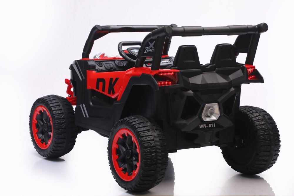 Nichiduta Masinuta electrica pentru 2 copii Off Road 4x4 Redacumulator 12V4.5Ahroti eva cu rulment telecomanda 2.4Glumini ledfunctie slow startunitate audio cu usb si mp3