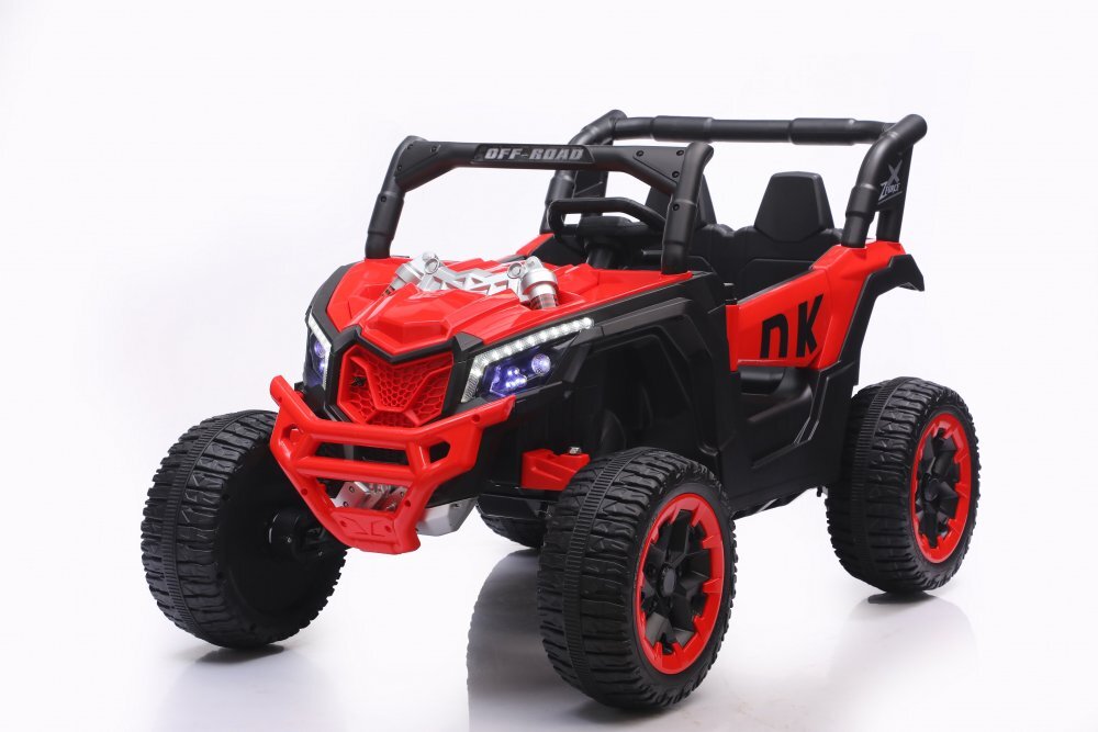 Nichiduta Masinuta electrica pentru 2 copii Off Road 4x4 Redacumulator 12V4.5Ahroti eva cu rulment telecomanda 2.4Glumini ledfunctie slow startunitate audio cu usb si mp3