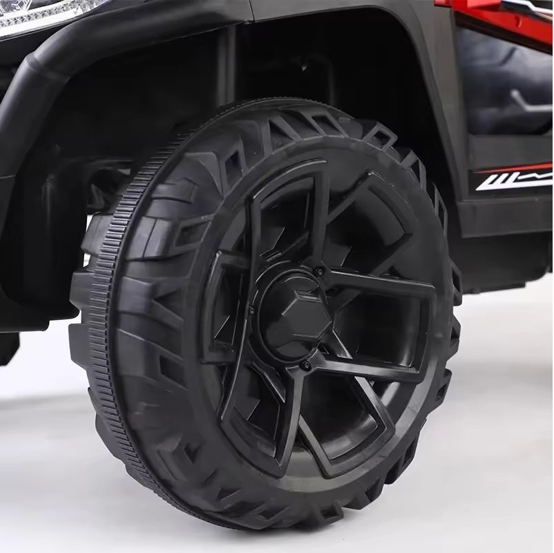 Nichiduta Masinuta electrica pentru copii 12V Off Road Race Pink cu telecomanda 2.4Gfaruri cu lumini LED sunetemuzica 2 motoare x 35wfunctie slow startmufa USBcentura de siguranta